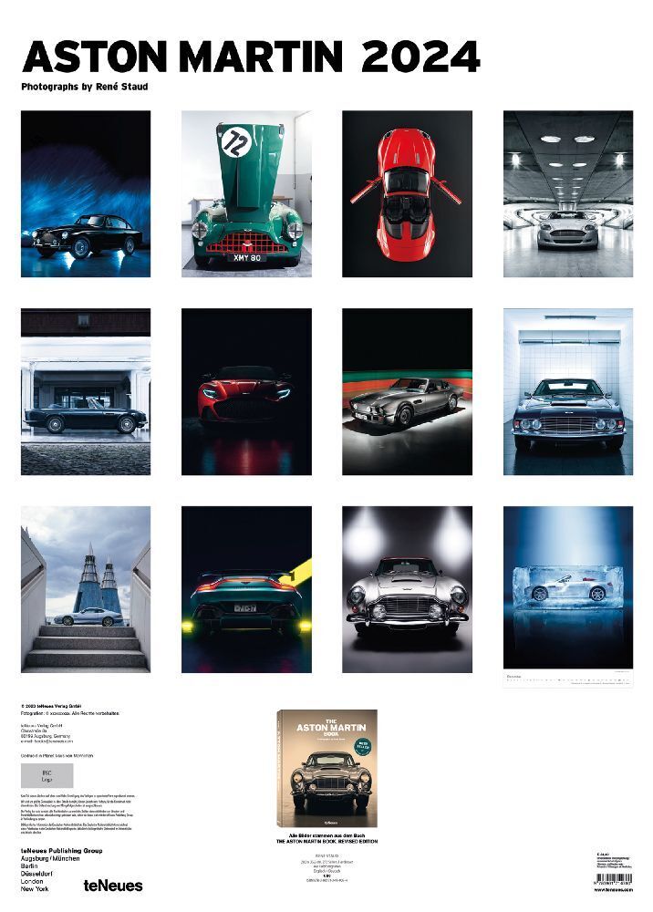 Bild: 9783961714780 | Aston Martin Kalender 2024 | Staud René | Kalender | 13 S. | Deutsch