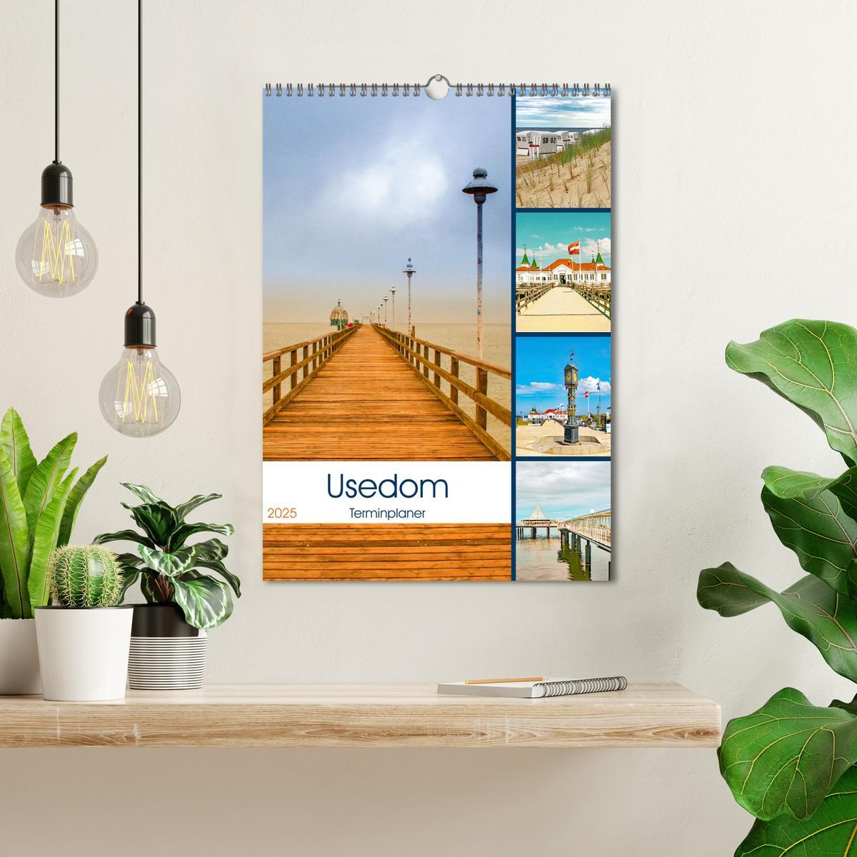 Bild: 9783435918232 | Usedom - Terminplaner (Wandkalender 2025 DIN A3 hoch), CALVENDO...