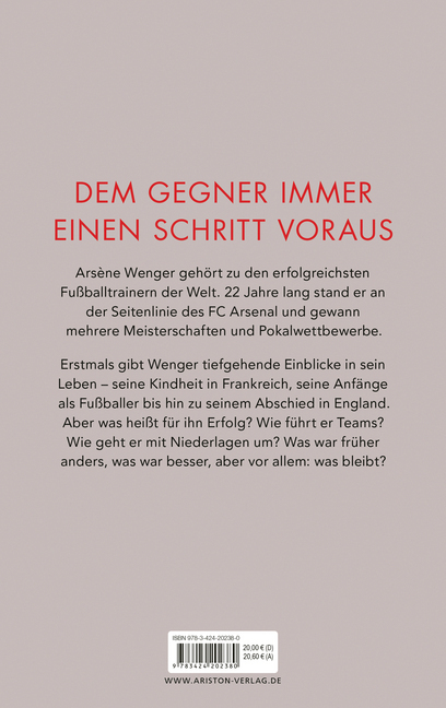 Bild: 9783424202380 | Mein Leben in Rot und Weiß | Arsène Wenger | Buch | 192 S. | Deutsch