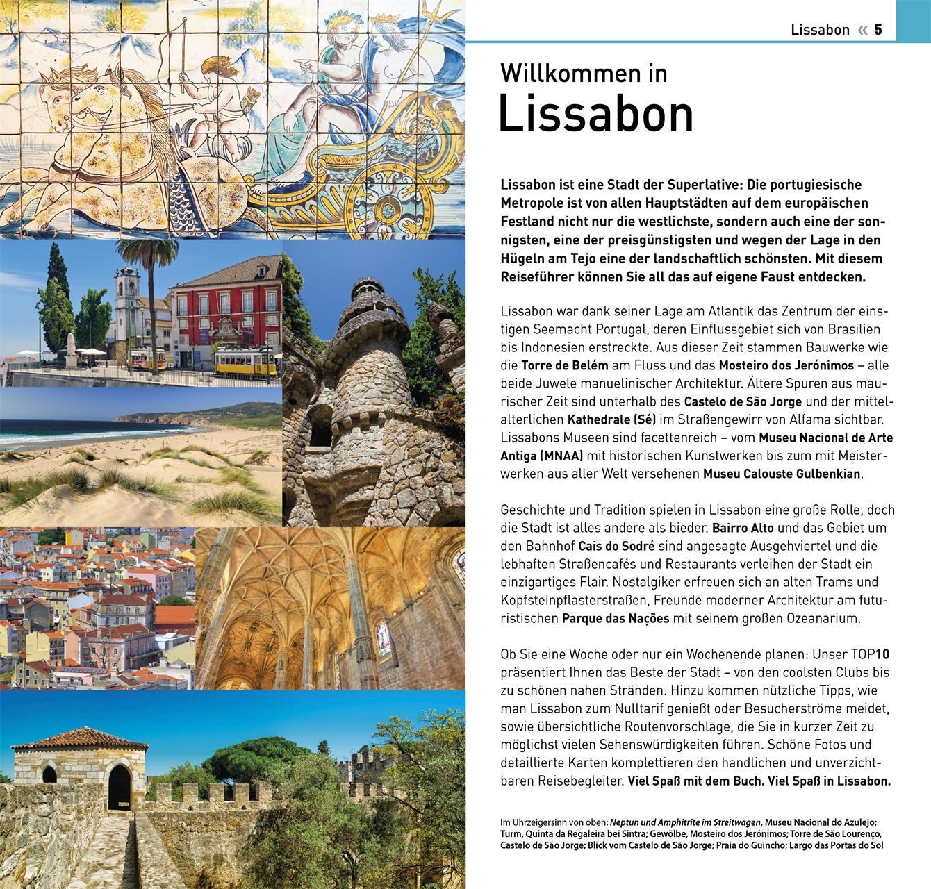 Bild: 9783734206979 | TOP10 Reiseführer Lissabon | Tomas Tranaeus | Taschenbuch | 128 S.