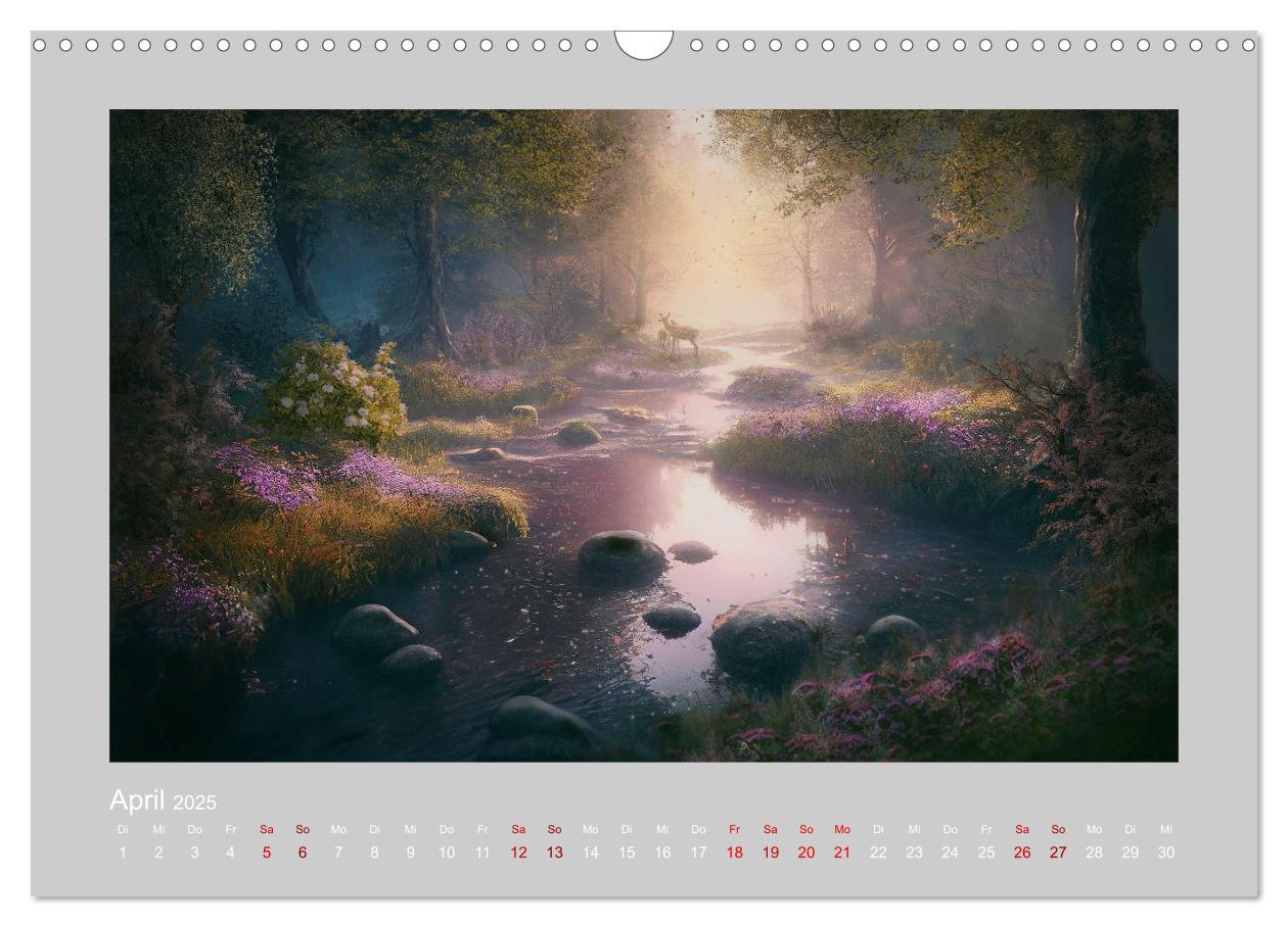 Bild: 9783383913747 | Wald der Märchen (Wandkalender 2025 DIN A3 quer), CALVENDO...