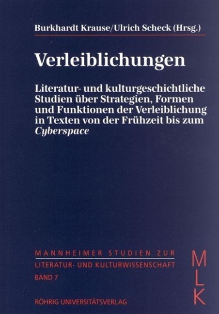 Cover: 9783861100898 | Verleiblichungen | Burkhart Krause | Taschenbuch | 273 S. | Deutsch