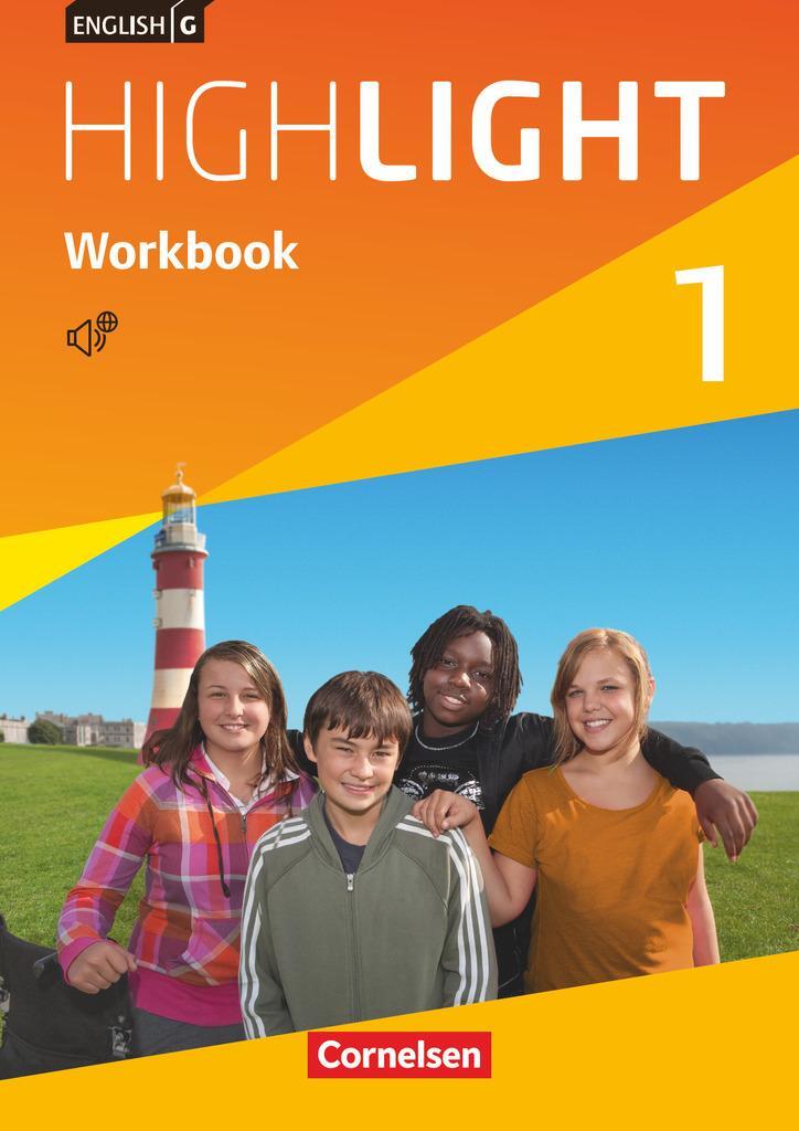 Cover: 9783060328598 | English G Highlight 01: 5. Schuljahr. Workbook mit Audios online....