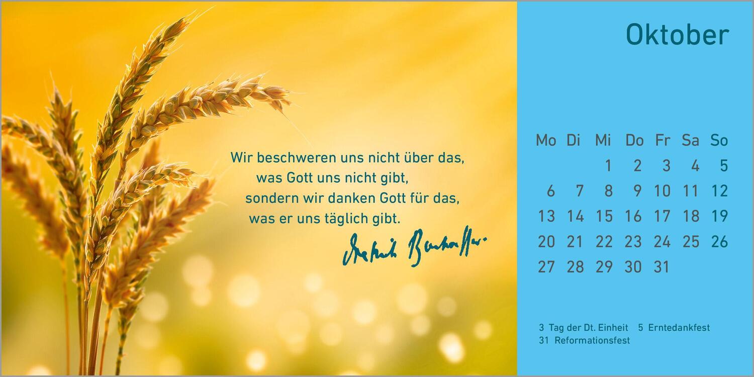 Bild: 9783579079288 | Jahres-Geleit 2025 | Dietrich Bonhoeffer | Kalender | 13 S. | Deutsch