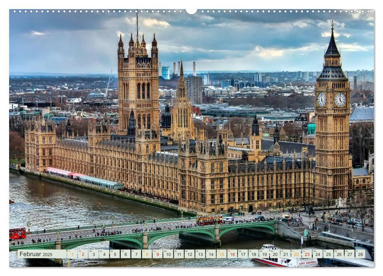 Bild: 9783435577286 | Bühne frei für London und die Themse (Wandkalender 2025 DIN A2...