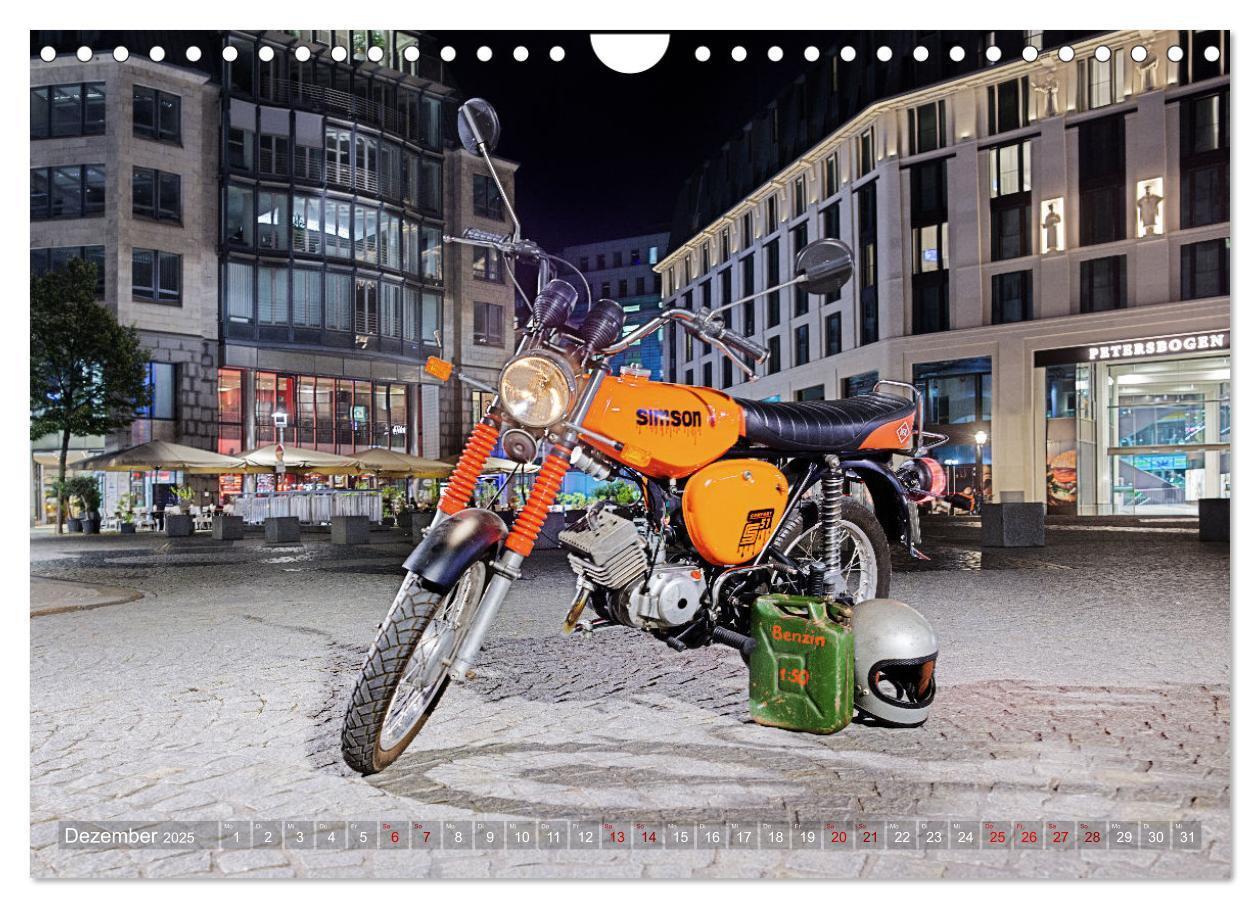 Bild: 9783435002993 | Simson S51c (Wandkalender 2025 DIN A4 quer), CALVENDO Monatskalender