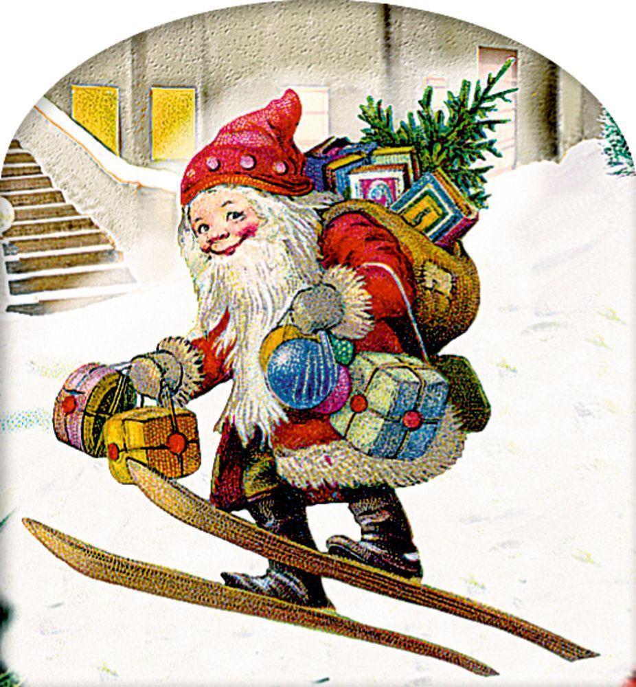 Bild: 4050003714387 | Wandkalender - Winterhäuschen-Weihnachtskranz | Kalender | 1 S.