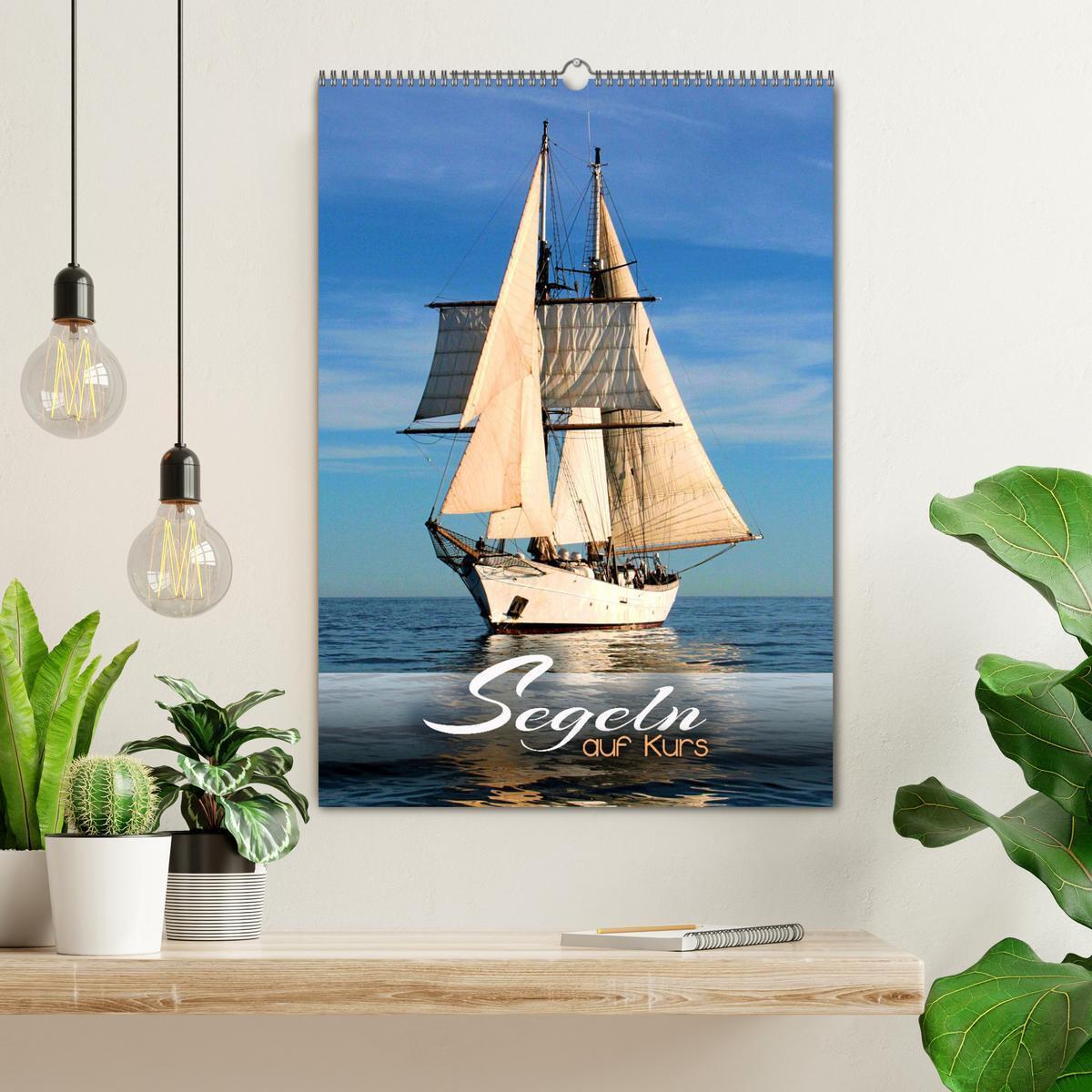 Bild: 9783435895021 | Segeln - auf Kurs (Wandkalender 2025 DIN A2 hoch), CALVENDO...