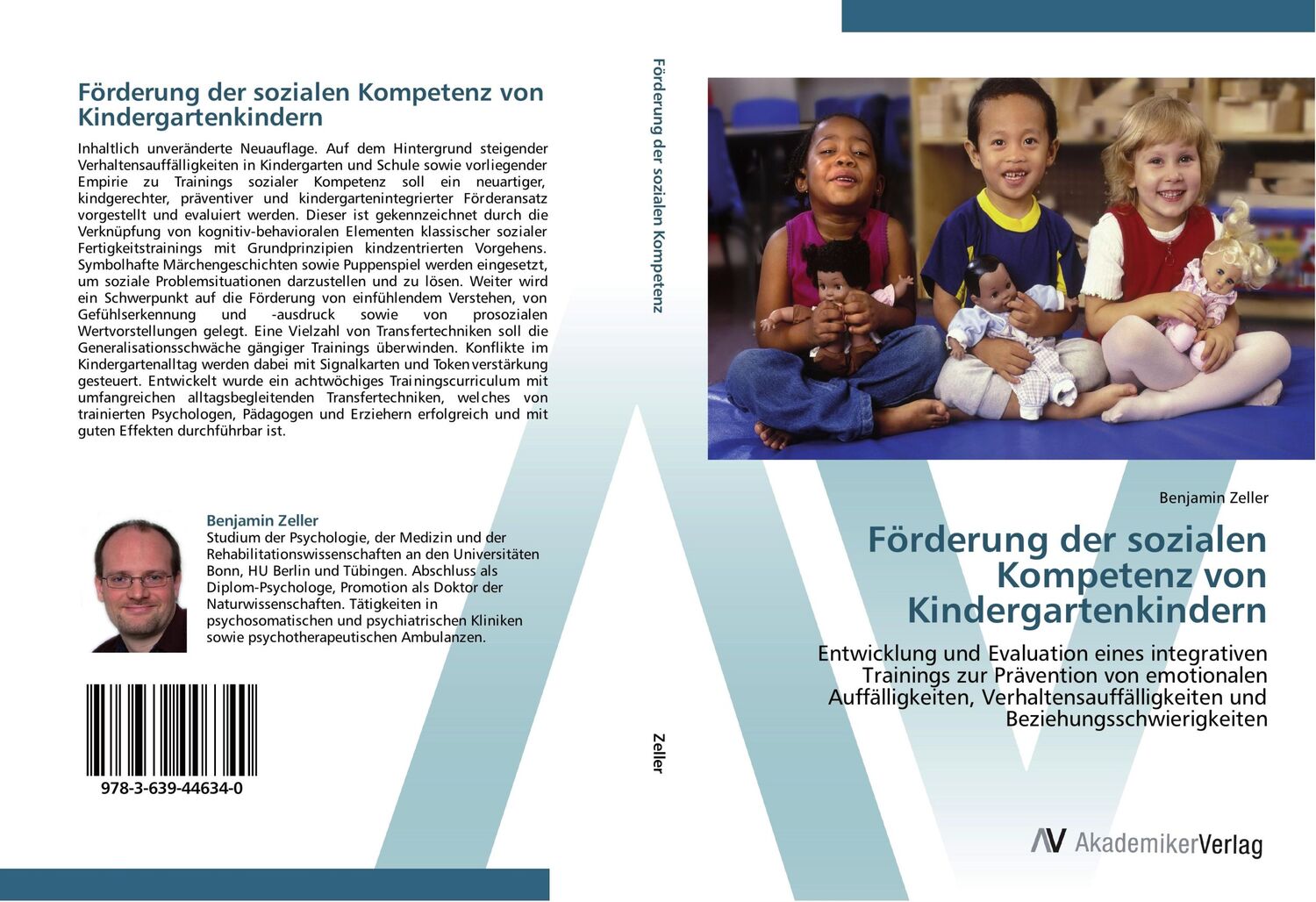 Cover: 9783639446340 | Förderung der sozialen Kompetenz von Kindergartenkindern | Zeller