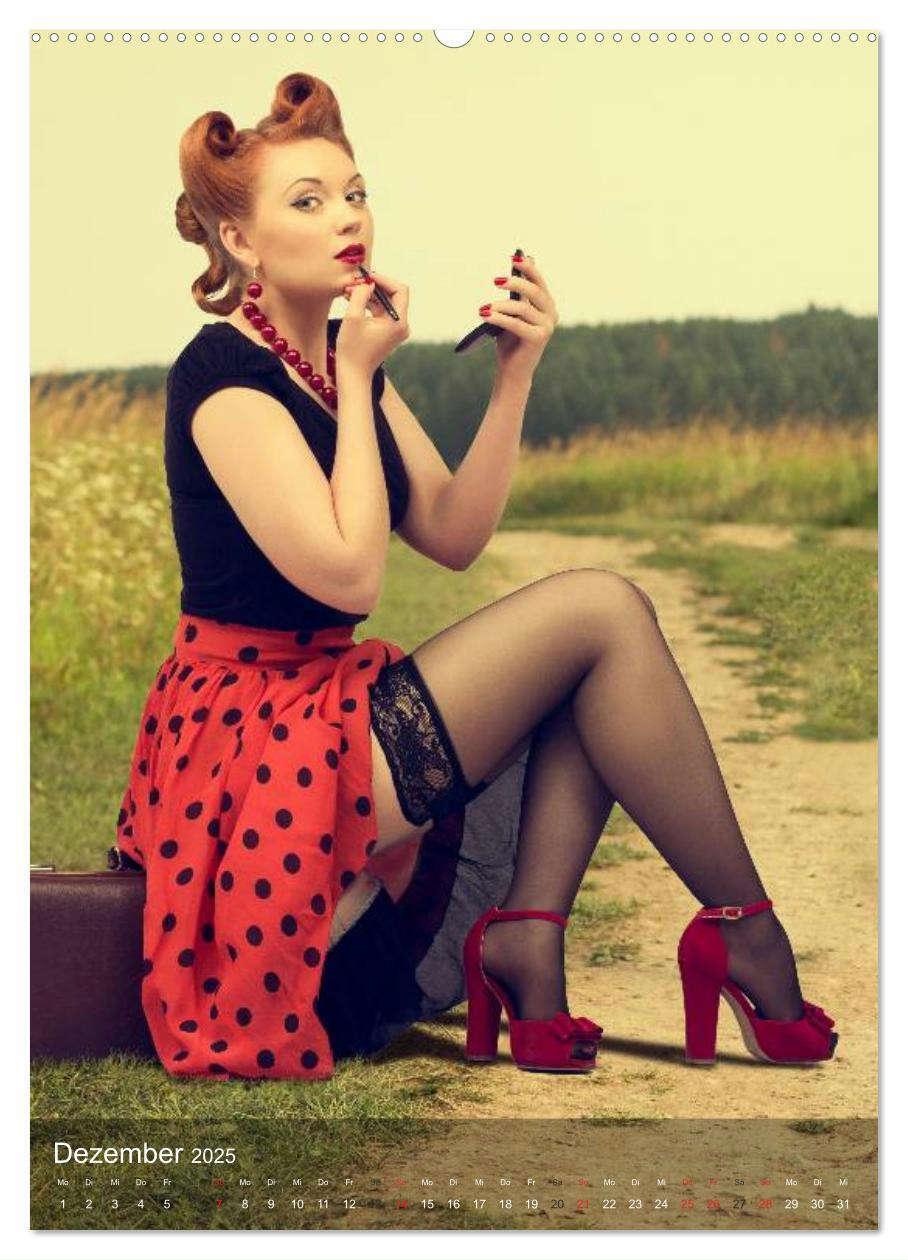 Bild: 9783457053553 | Pin-up-Girls - Sexy, kess und kokett (Wandkalender 2025 DIN A2...