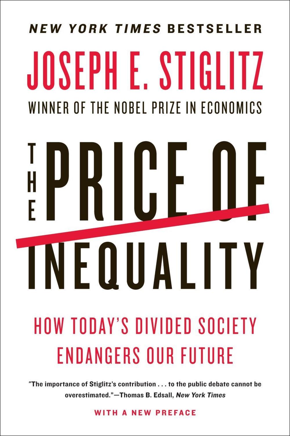 Cover: 9780393345063 | Price of Inequality | How Today's Divided Society Endangers Our Future