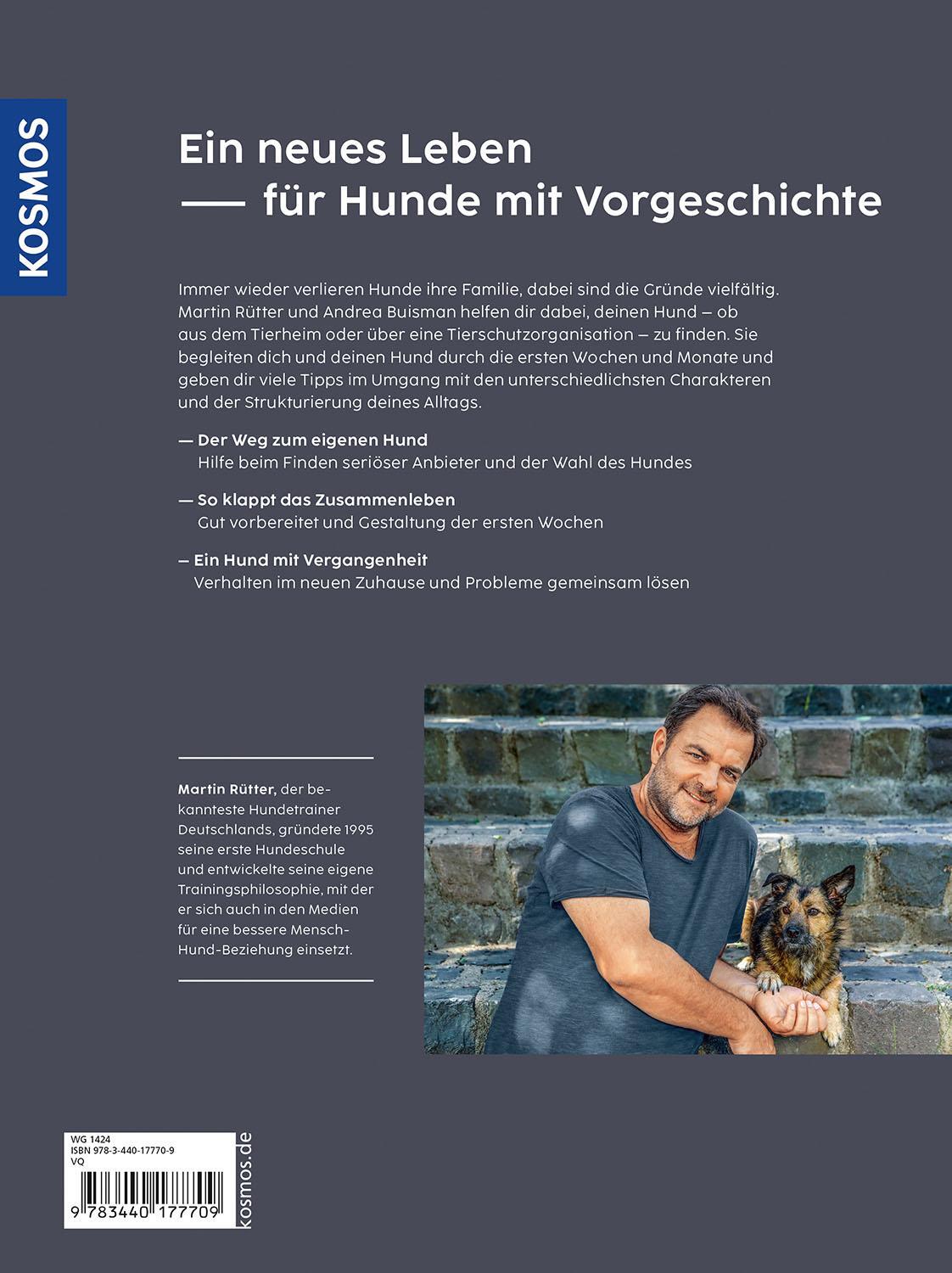 Rückseite: 9783440177709 | Tierschutzhunde | Martin Rütter (u. a.) | Buch | 160 S. | Deutsch