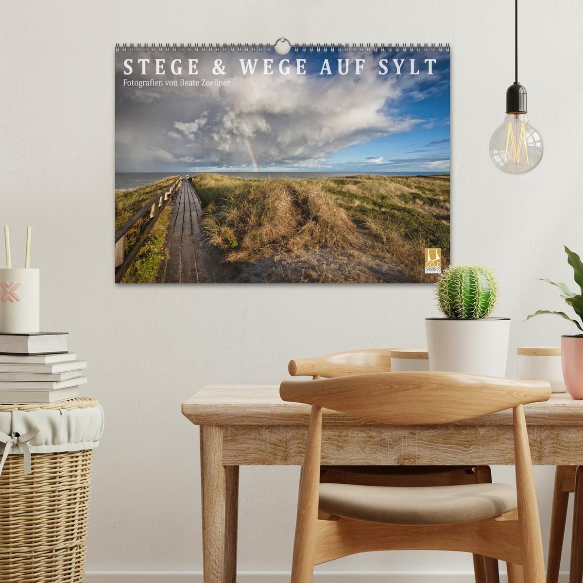 Bild: 9783435731657 | Stege &amp; Wege auf Sylt (Wandkalender 2025 DIN A3 quer), CALVENDO...