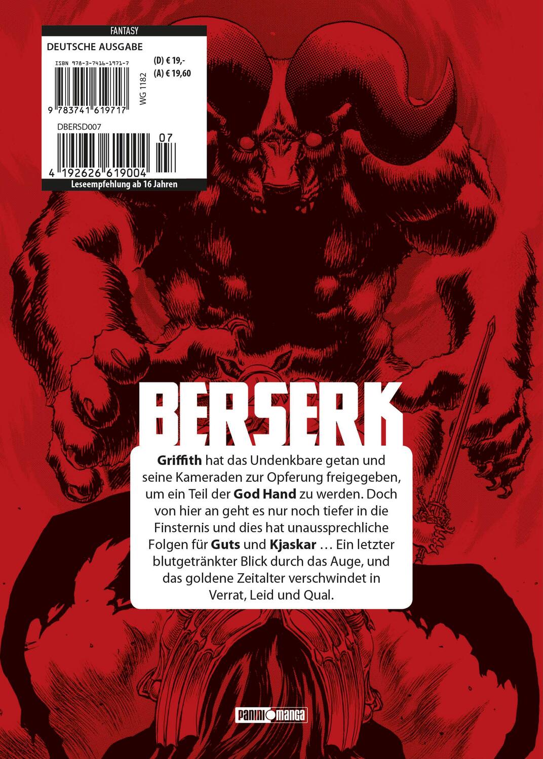 Rückseite: 9783741619717 | Berserk: Ultimative Edition | Bd. 7 | Kentaro Miura | Taschenbuch