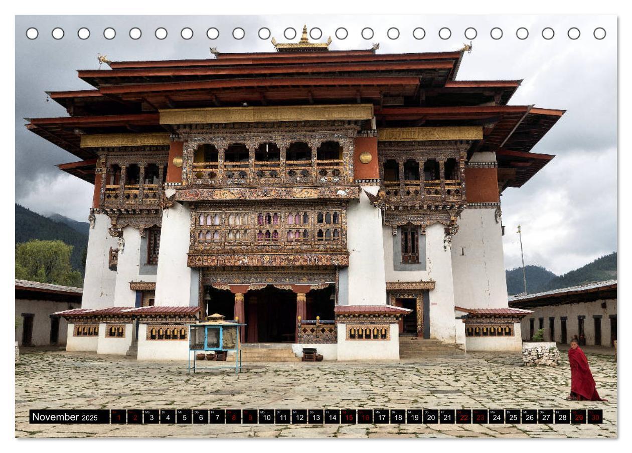 Bild: 9783435333356 | Bhutan - Natur und Tradition (Tischkalender 2025 DIN A5 quer),...