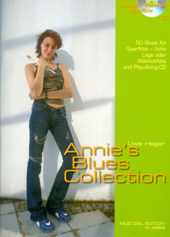 Cover: 9790204546664 | Annie's Blues Collection | Uwe Heger | Songbuch (Flöte) | Buch + CD