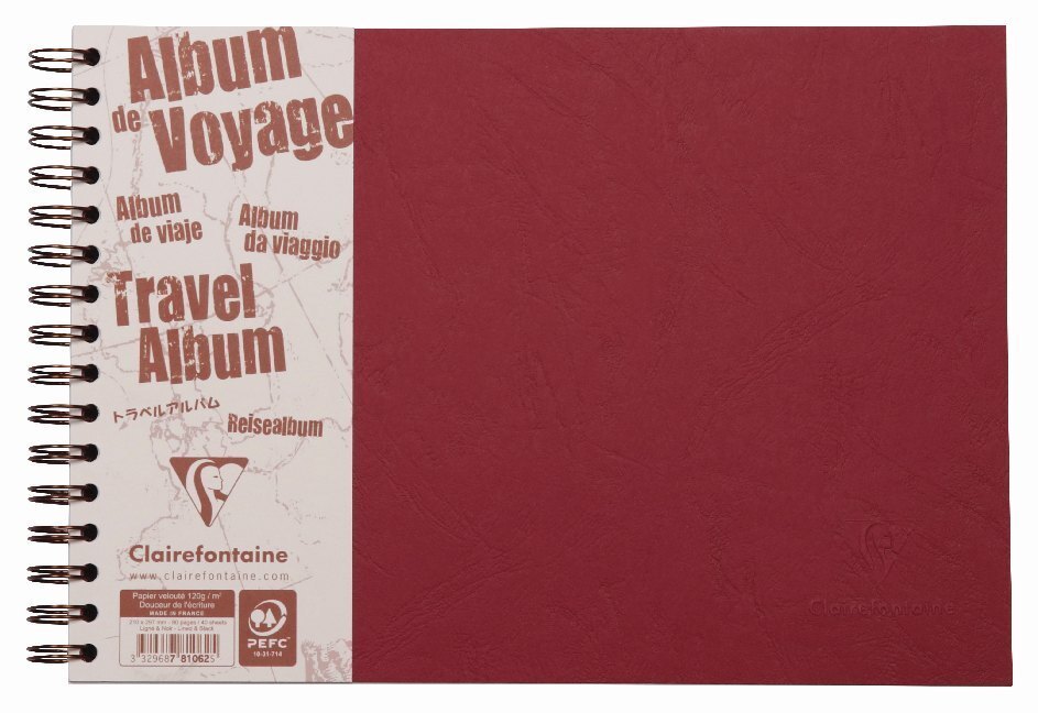 Cover: 3329687810625 | Reisealbum Age Bag A4 quer liniert und blanko 40 Blatt, Rot | Buch