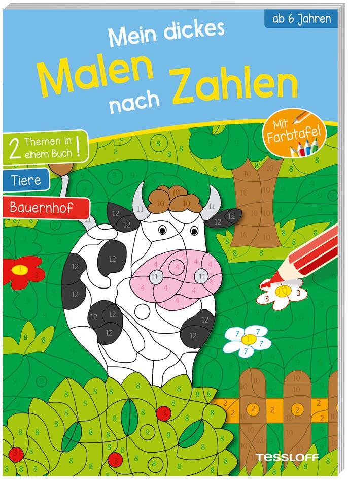 Cover: 9783788644970 | Mein dickes Malen nach Zahlen. Ab 6 Jahren | Taschenbuch | Deutsch