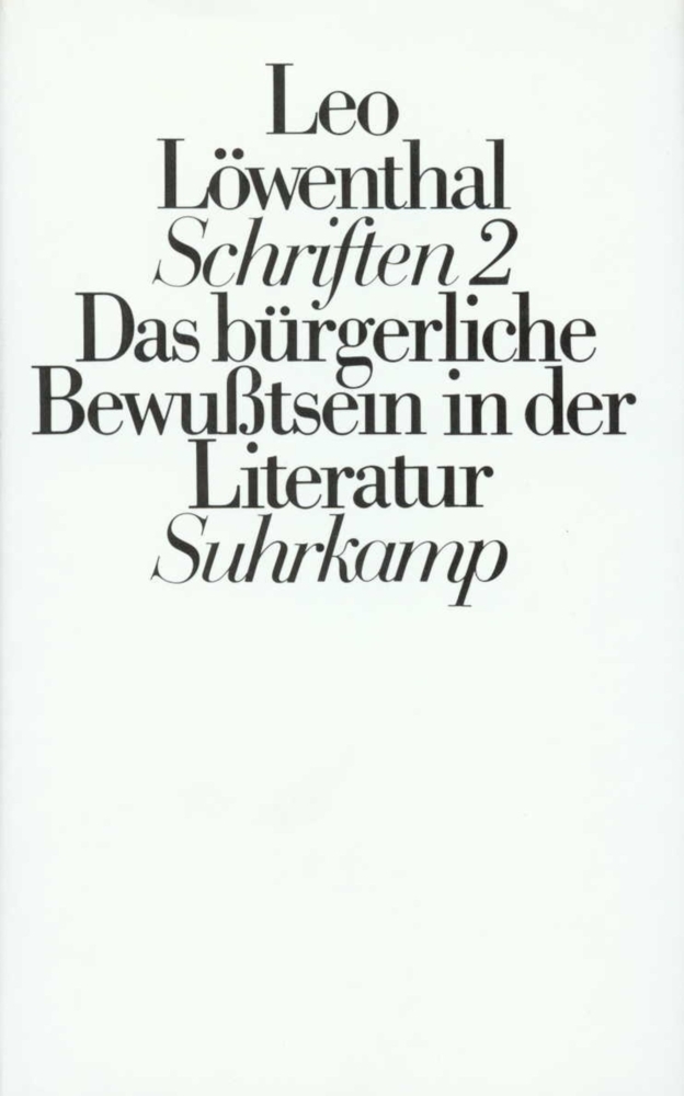 Cover: 9783518565018 | Schriften. 5 Bände | Leo Löwenthal | Buch | 447 S. | Deutsch | 1981