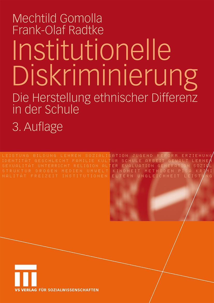 Cover: 9783531166421 | Institutionelle Diskriminierung | Frank-Olaf Radtke (u. a.) | Buch