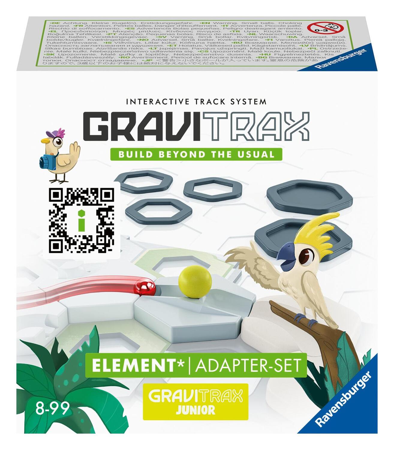 Cover: 4005556275328 | Ravensburger GraviTrax Element Adapter-Set - Erweiterbare Kugelbahn...