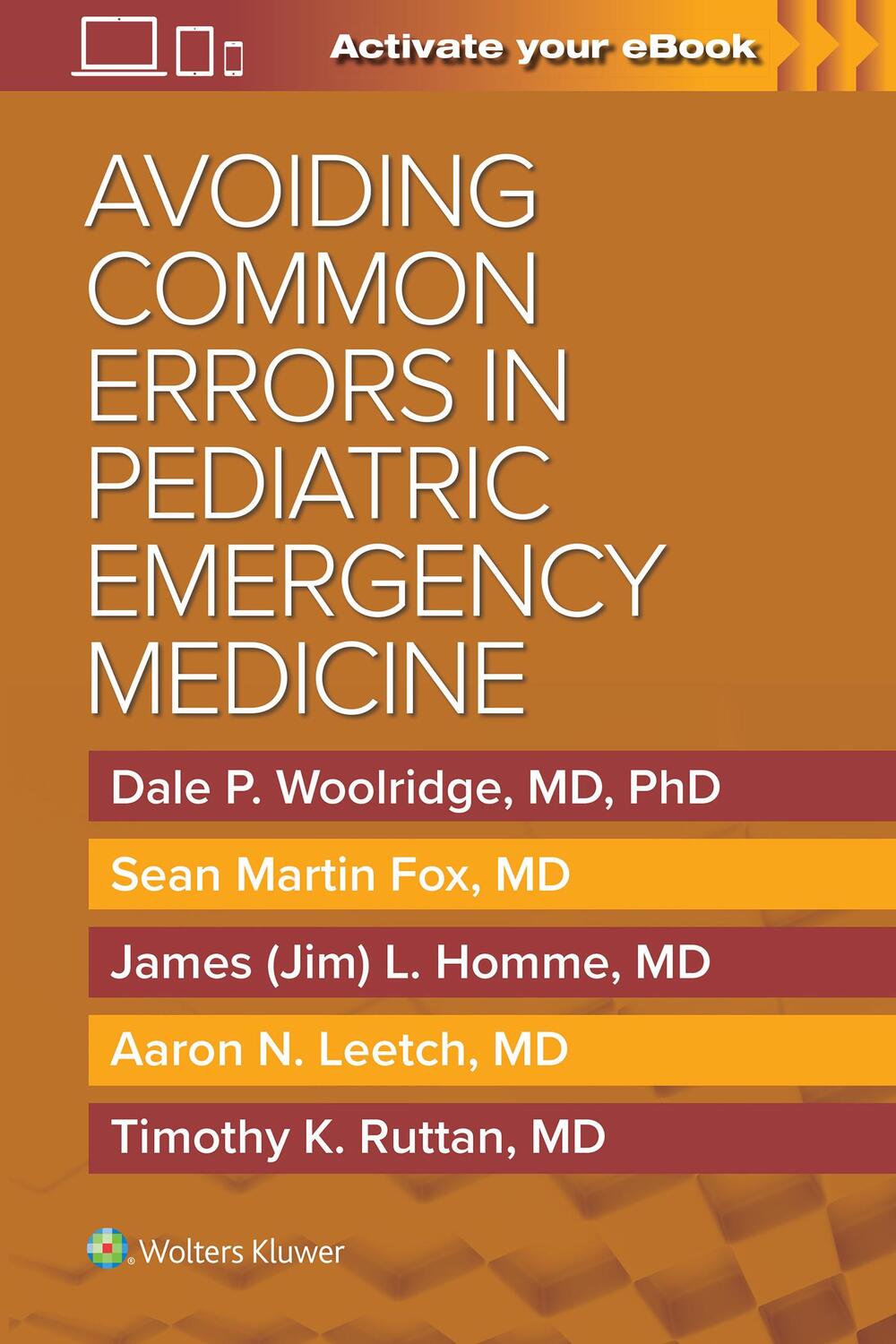 Cover: 9781975138332 | Avoiding Common Errors in Pediatric Emergency Medicine | Woolridge