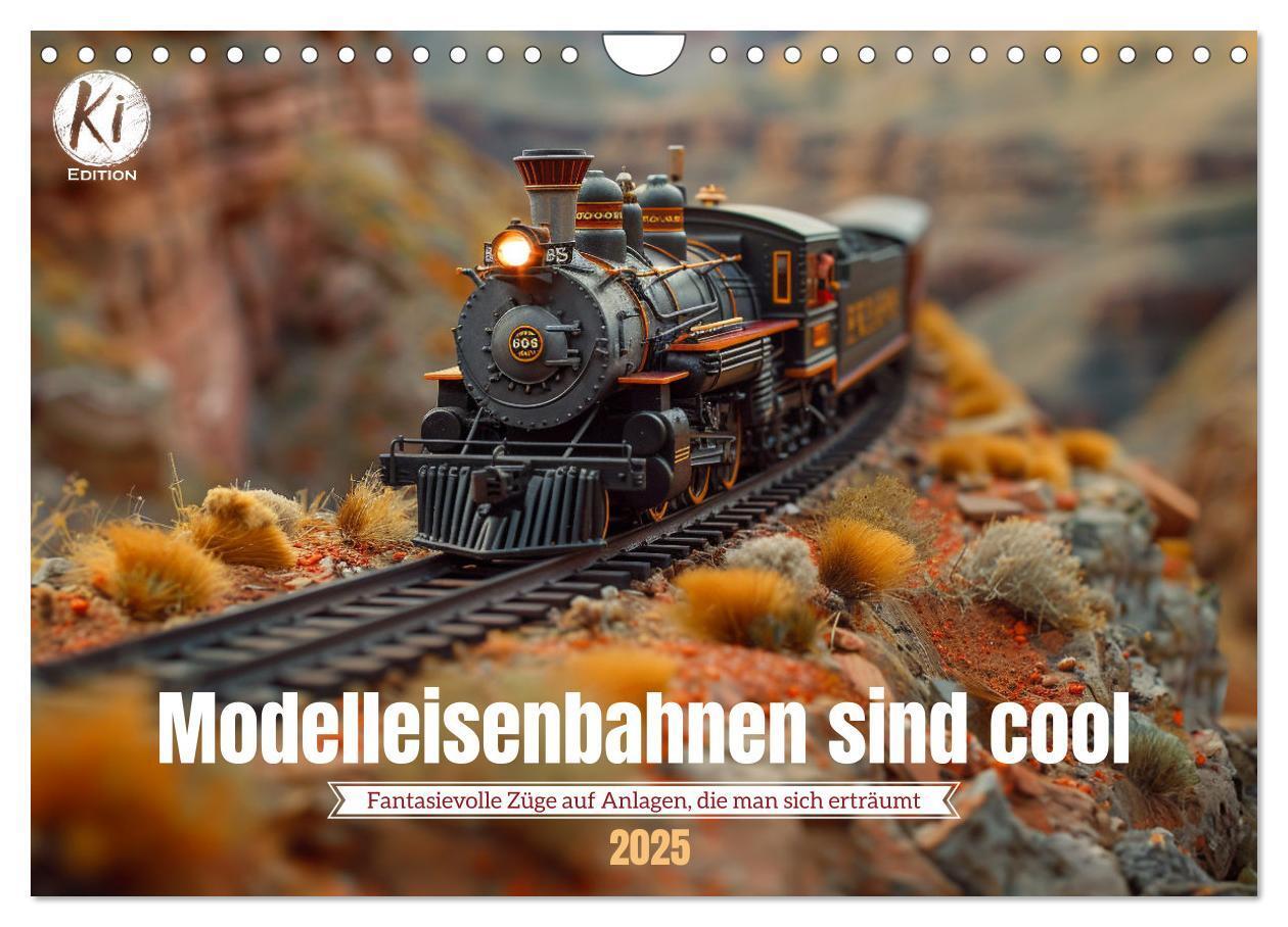 Cover: 9783435371952 | Modelleisenbahnen sind cool (Wandkalender 2025 DIN A4 quer),...