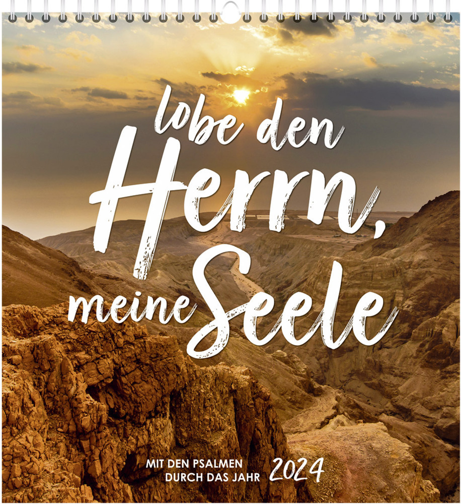 Cover: 9783986950026 | Lobe den Herrn, meine Seele 2024 - Postkartenkalender | Kalender