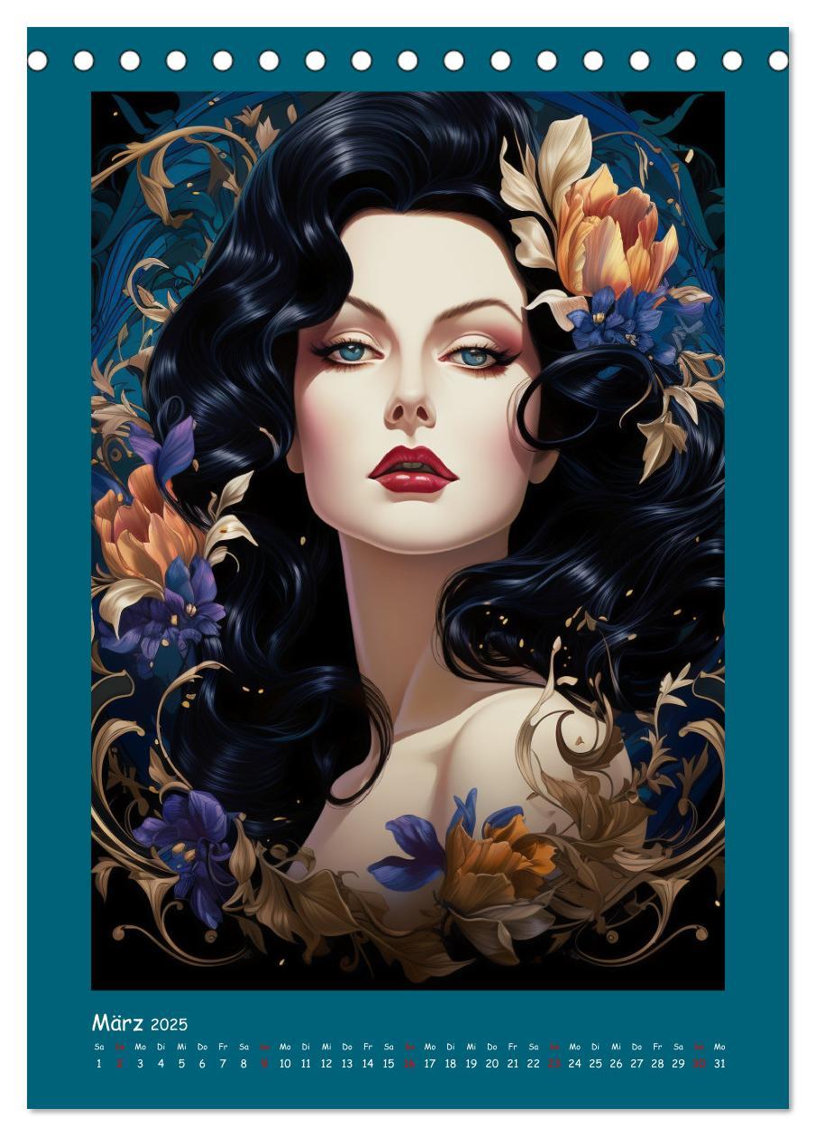 Bild: 9783435858057 | Glanz der Filmdiven. Art Nouveau Paintings im Poster-Stil...