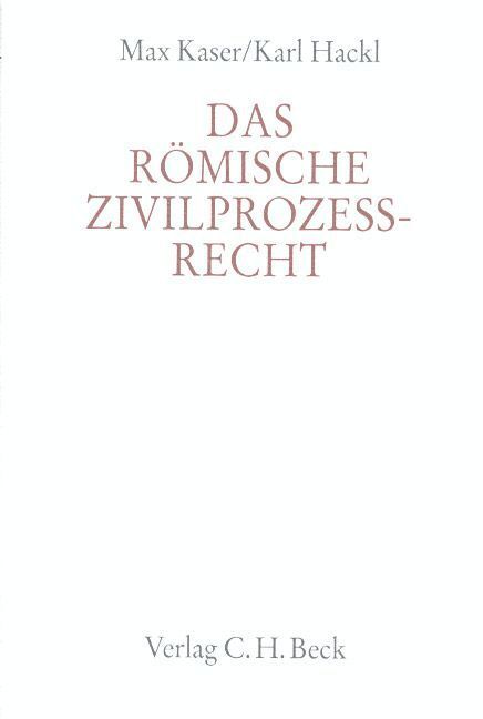 Cover: 9783406404900 | Das römische Zivilprozeßrecht | Buch | XXXIV | Deutsch | 1997