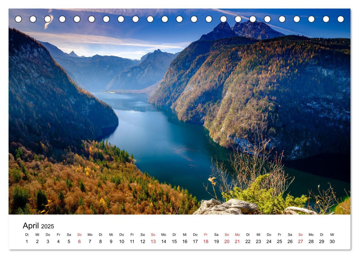 Bild: 9783435153879 | Berchtesgadener Berge im Licht (Tischkalender 2025 DIN A5 quer),...