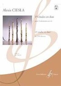 Cover: 9790043101512 | 16 Etudes en Duo | Alexis Ciesla | Broschüre | Buch + Online-Audio