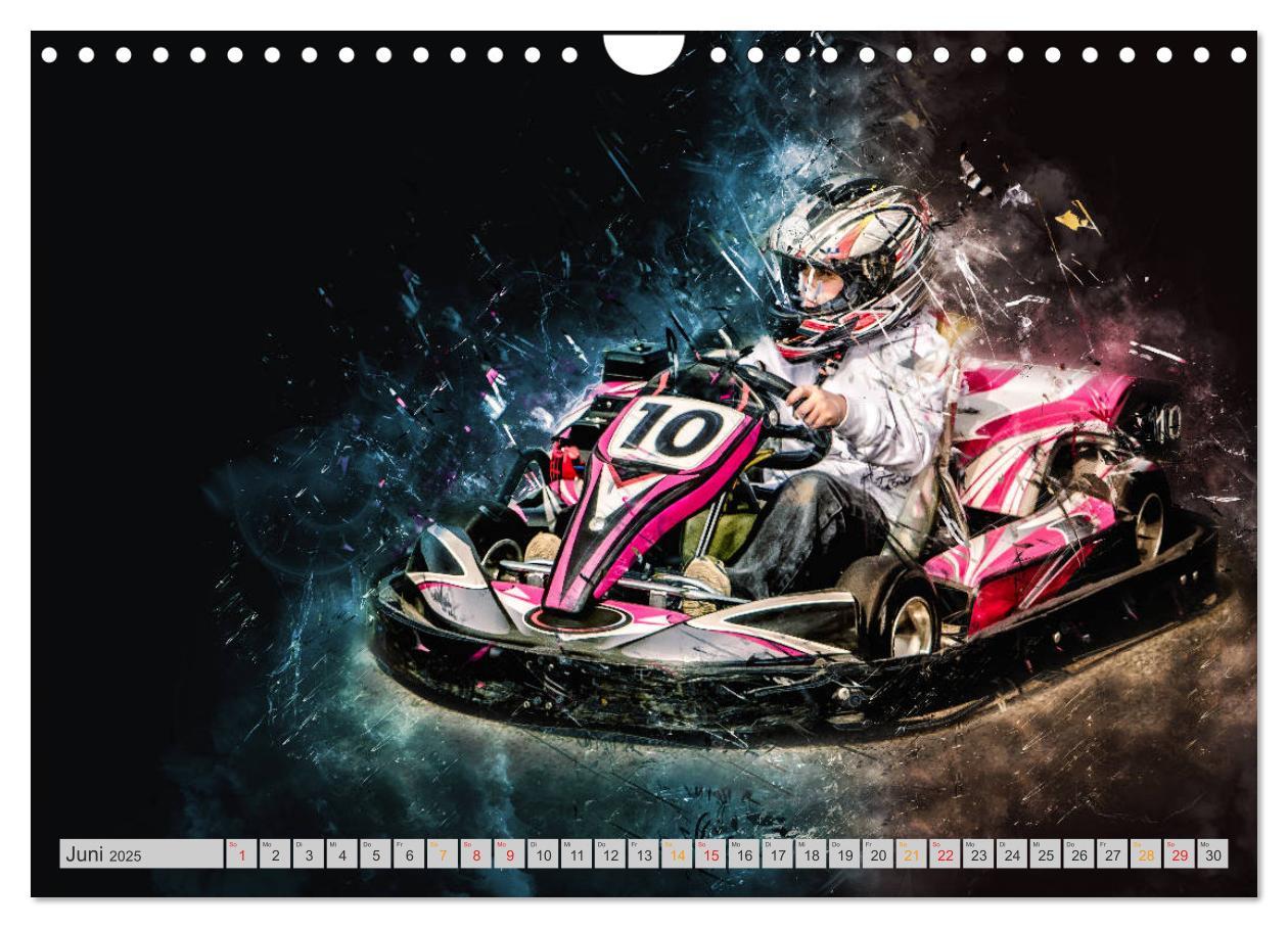 Bild: 9783435387717 | GoKart - extrem cool (Wandkalender 2025 DIN A4 quer), CALVENDO...