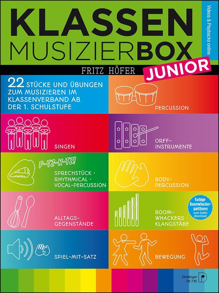Cover: 9790012205289 | Klassenmusizierbox Junior | Fritz Höfer | Broschüre | Deutsch | 2016