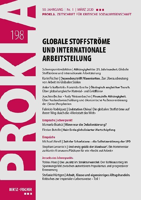 Cover: 9783865058980 | Globale Stoffströme und internationale Arbeitsteilung | Taschenbuch