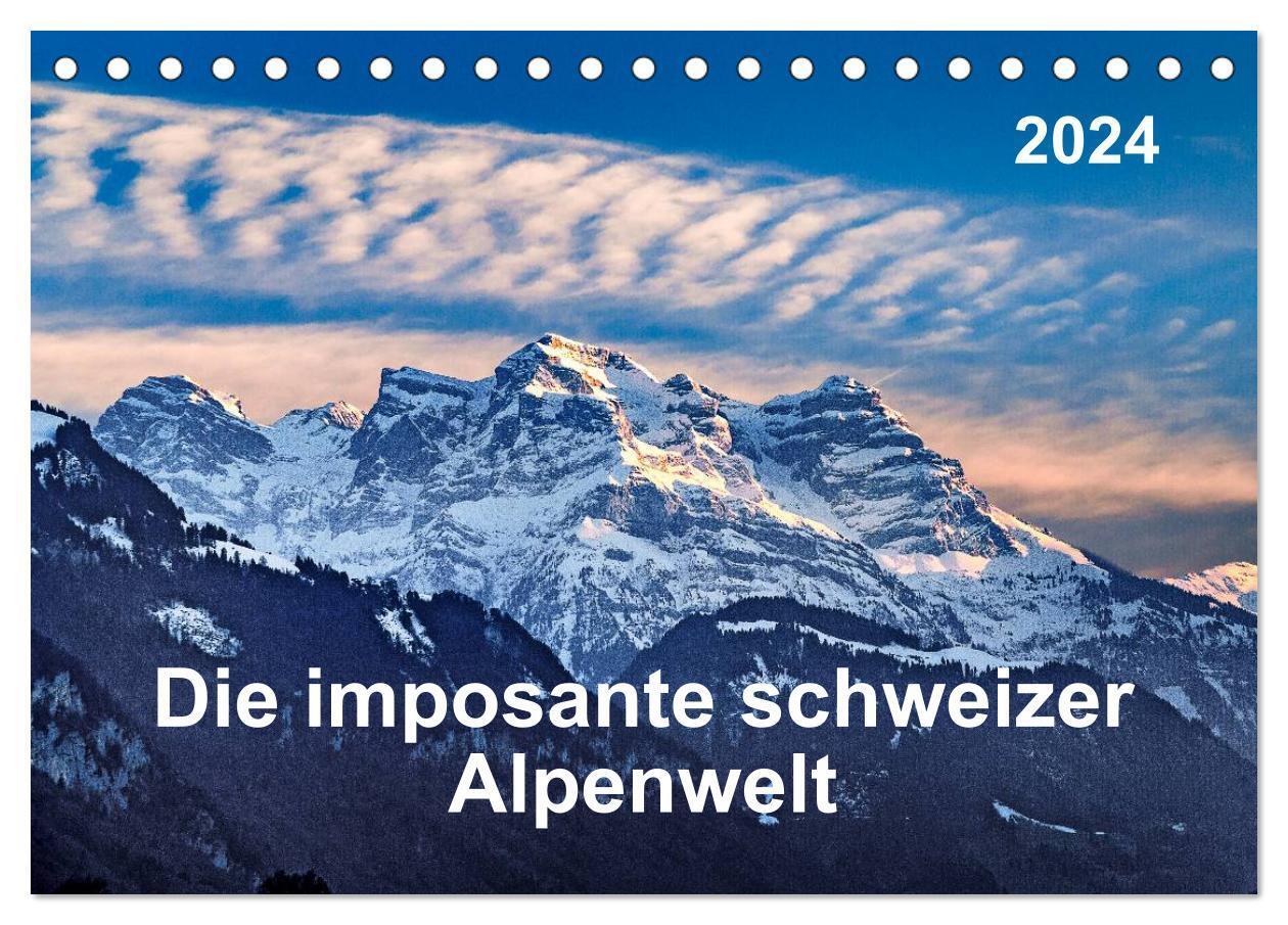 Cover: 9783383309243 | Die imposante schweizer Alpenwelt (Tischkalender 2024 DIN A5 quer),...