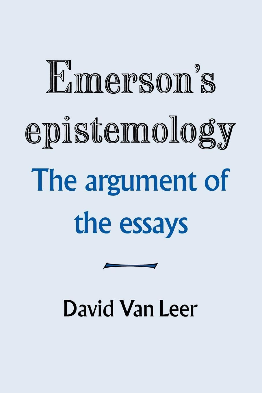 Cover: 9780521114318 | Emerson's Epistemology | The Argument of the Essays | Leer (u. a.)