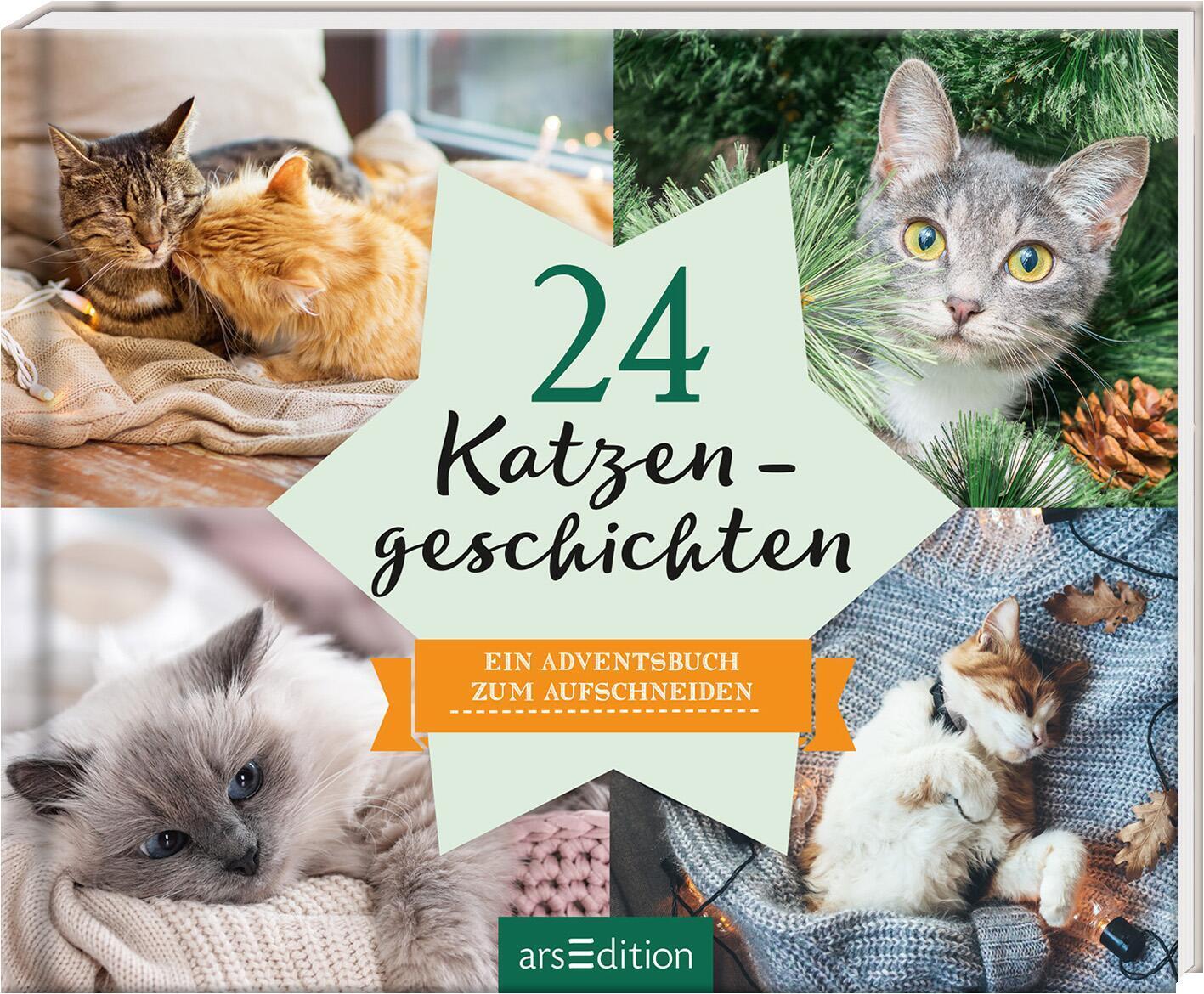 Cover: 9783845835969 | 24 Katzengeschichten | Ein Adventsbuch zum Aufschneiden | Buch | 96 S.