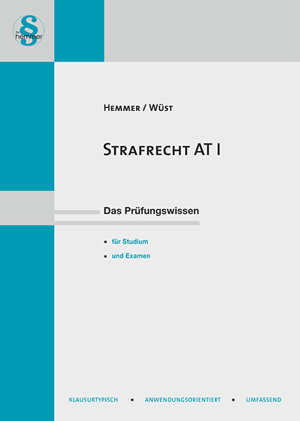 Cover: 9783968380063 | Strafrecht AT I | Karl-Edmund Hemmer (u. a.) | Buch | Deutsch | 2021