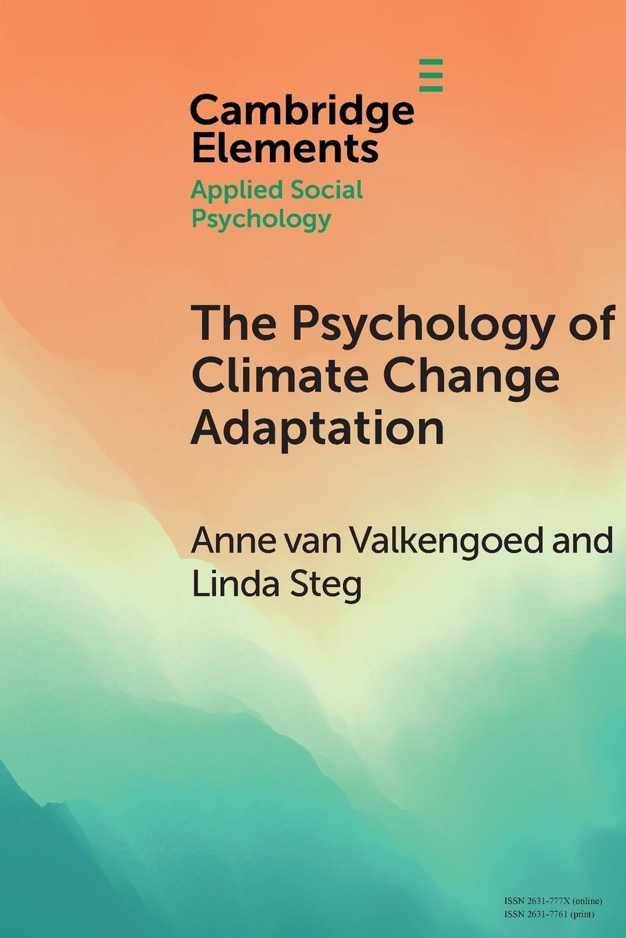 Cover: 9781108724456 | The Psychology of Climate Change Adaptation | Anne van Valkengoed