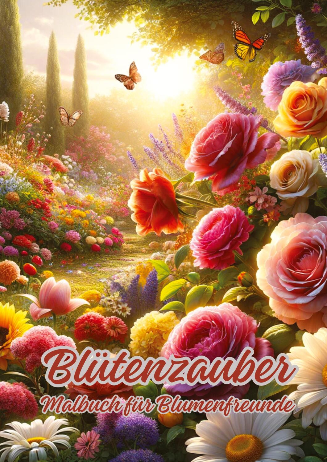 Cover: 9783384083371 | Blütenzauber | Malbuch für Blumenfreunde | Diana Kluge | Taschenbuch
