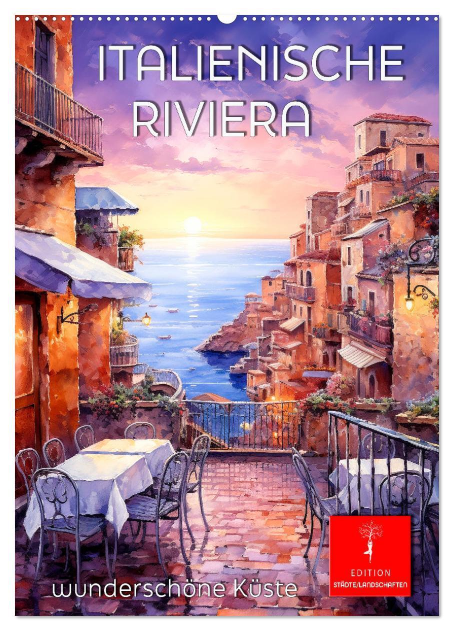 Cover: 9783383815263 | Italienische Riviera - wunderschöne Küste (Wandkalender 2025 DIN A2...