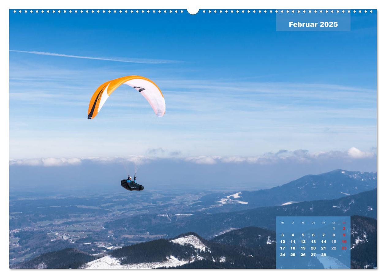 Bild: 9783435178643 | Paragliding - Aufbruch zu neuen Höhenflügen (Wandkalender 2025 DIN...