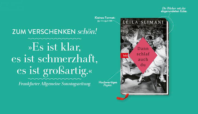 Bild: 9783442770557 | Dann schlaf auch du | Roman - Geschenkausgabe | Leïla Slimani | Buch