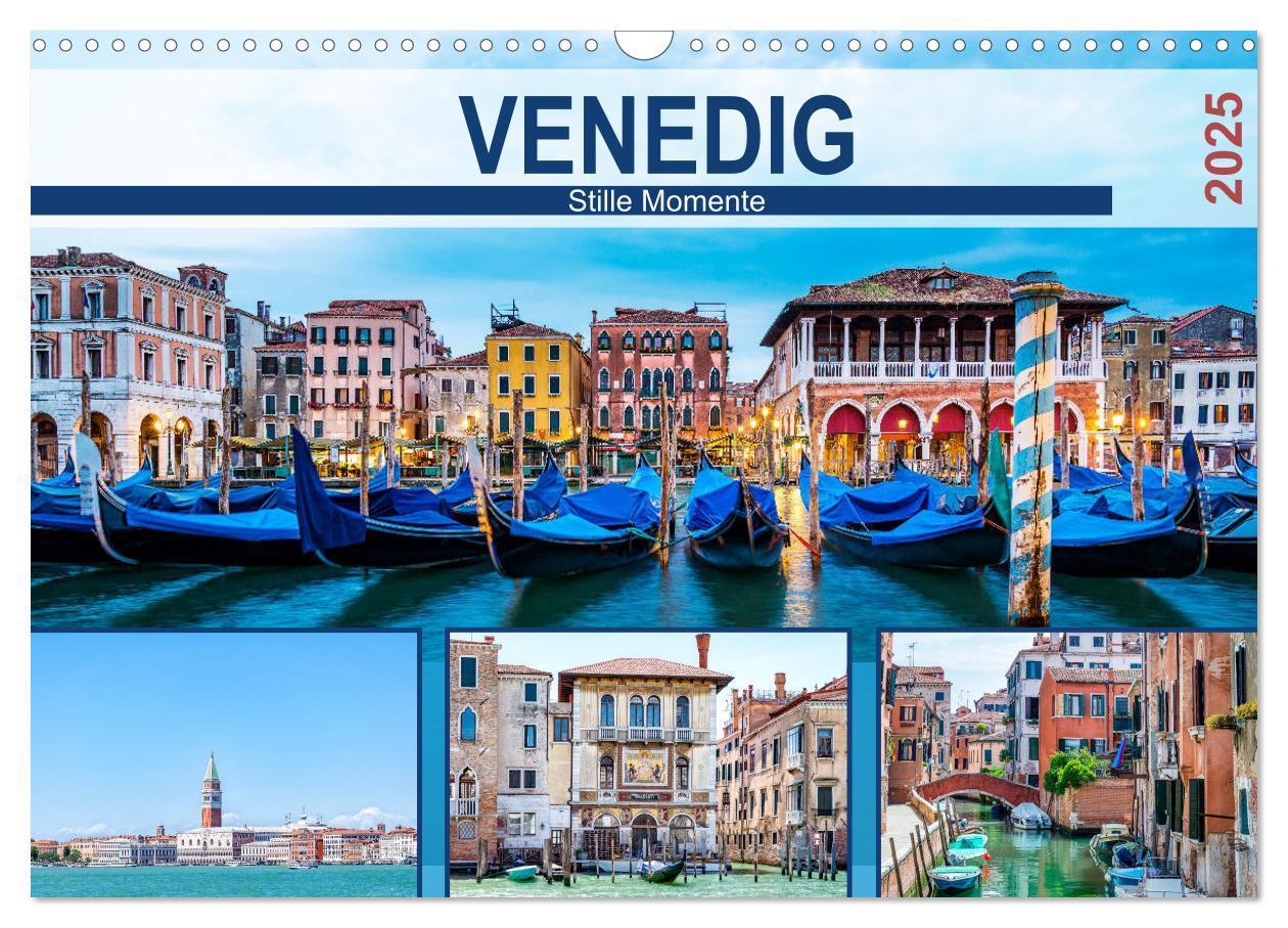 Cover: 9783435315680 | Venedig - Stille Momente (Wandkalender 2025 DIN A3 quer), CALVENDO...