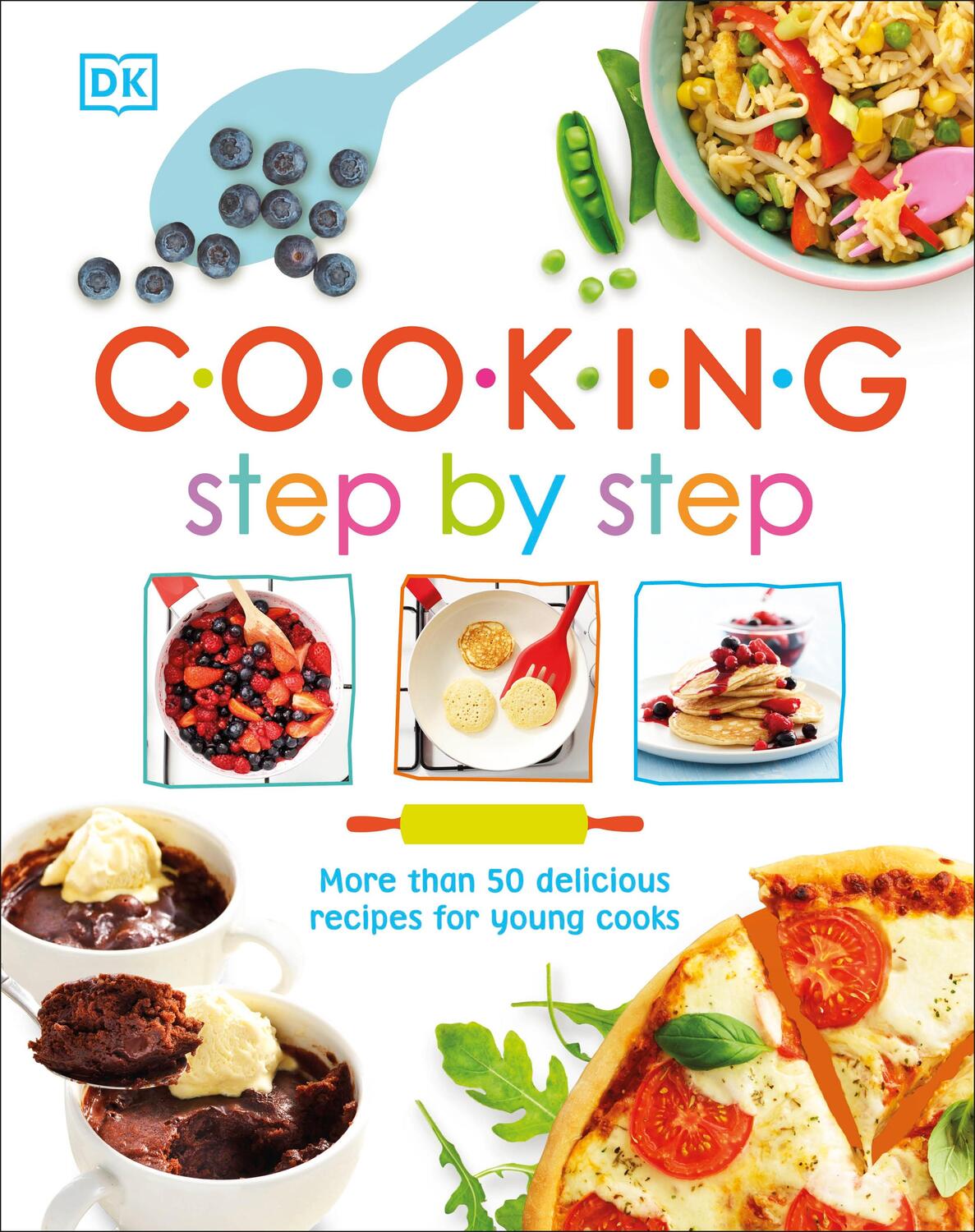 Cover: 9780241300374 | Cooking Step By Step | More than 50 Delicious Recipes for Young Cooks