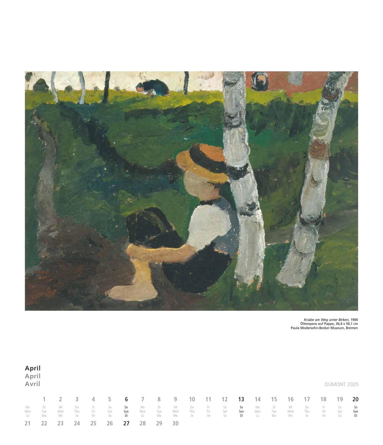 Bild: 4250809653990 | Paula Modersohn-Becker 2025 - Kunstkalender - Wandkalender im...