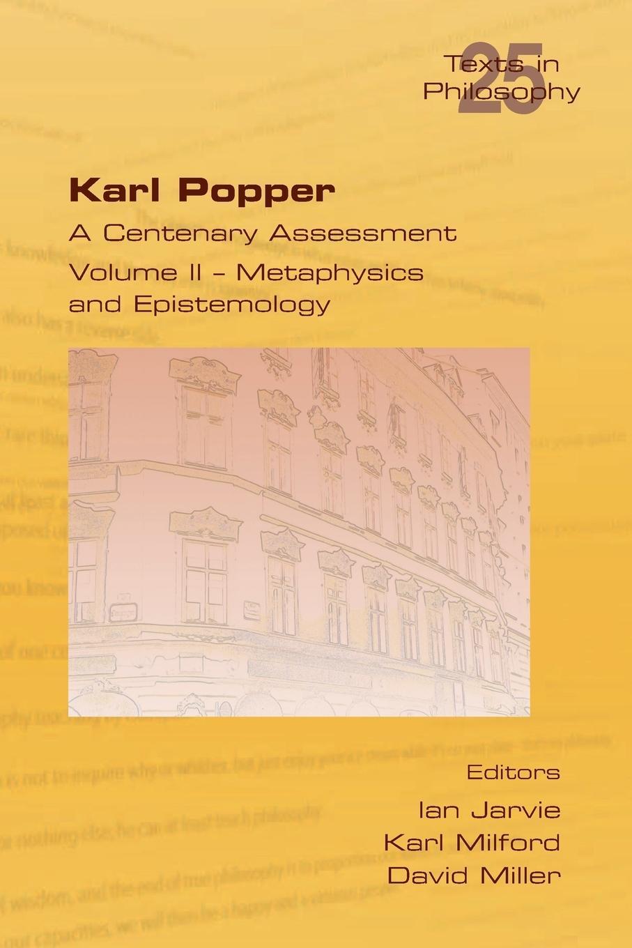Cover: 9781848901919 | Karl Popper. A Centenary Assessment. Volume II - Metaphysics and...