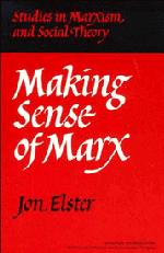 Cover: 9780521297059 | Making Sense of Marx | Jon Elster | Taschenbuch | Paperback | Englisch