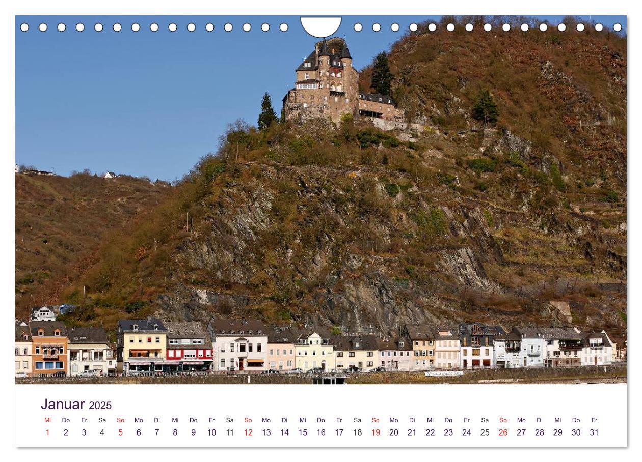 Bild: 9783435613953 | Rhein und Burgen (Wandkalender 2025 DIN A4 quer), CALVENDO...